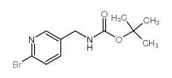 ((6-溴吡啶-3-基)甲基)氨基甲酸叔丁酯结构式