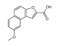 acide methoxy-8 naphto(2,1-b)furanne carboxylique-2结构式
