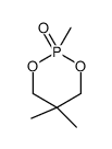 2,5,5-Trimethyl-1,3,2-dioxaphosphorinane 2-oxide结构式