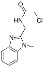 2-氯-N-(1-甲基-1H-苯并咪唑基-2-基甲基)-乙酰胺结构式