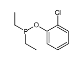 (2-chlorophenoxy)-diethylphosphane Structure