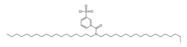 3-(dioctadecylcarbamoyl)benzenesulfonyl chloride Structure