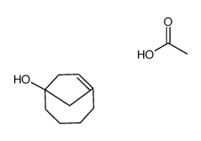 acetic acid,bicyclo[4.2.1]non-1(8)-en-6-ol Structure