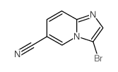 3-溴-6-氰基咪唑并[1,2-a]吡啶结构式