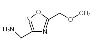 1-[5-(甲氧基甲基)-1,2,4-氧杂二唑-3-基]甲胺结构式