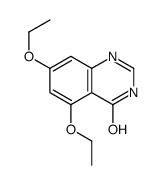 5,7-二乙氧基喹唑啉-4(3h)-酮结构式