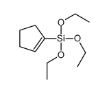 cyclopenten-1-yl(triethoxy)silane Structure