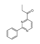 1-(2-phenylpyrimidin-4-yl)propan-1-one结构式