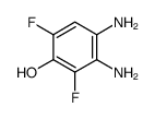 3,4-Diamino-2,6-difluoro-phenol Structure