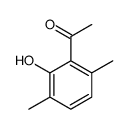 1-(2-hydroxy-3,6-dimethylphenyl)ethanone Structure