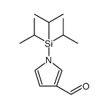 1H-Pyrrole-3-carboxaldehyde, 1-[tris(1-methylethyl)silyl] Structure