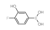 (4-Fluoro-3-hydroxyphenyl)boronic acid Structure