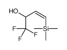 1,1,1-trifluoro-4-trimethylsilylbut-3-en-2-ol结构式