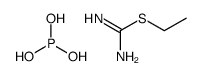 ethyl carbamimidothioate,phosphorous acid Structure
