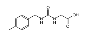 Glycine, N-[[[(4-methylphenyl)methyl]amino]carbonyl] Structure