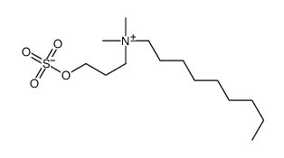N,N-二甲基-N-[3-(硫代氧代)丙基]-1-壬烷氢氧化铵内盐结构式
