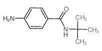 4-氨基-N-叔丁基苯甲酰胺结构式