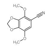 4,7-dimethoxy-1,3-benzodioxole-5-carbonitrile Structure