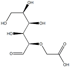 2-O-羧甲基-D-葡萄糖结构式