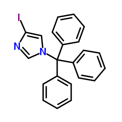 4-碘-1-三苯甲基-1H-咪唑结构式