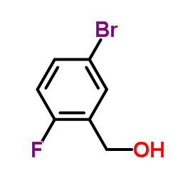 (5-Bromo-2-fluorophenyl)methanol Structure