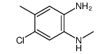 4-chloro-2-N,5-dimethylbenzene-1,2-diamine Structure