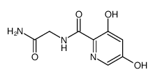 3,5-dihydroxy-pyridine-2-carboxylic acid carbamoylmethyl-amide Structure