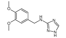 (1H-[1,2,4]triazol-3-yl)-veratryl-amine结构式