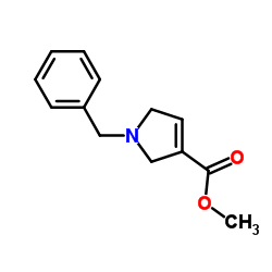1-苄基-2,5-二氢吡咯-3-甲酸甲酯结构式