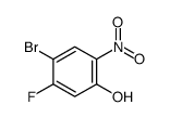4-Bromo-5-fluoro-2-nitrophenol structure