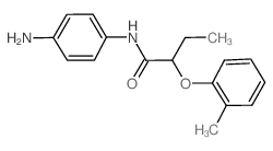 N-(4-Aminophenyl)-2-(2-methylphenoxy)butanamide Structure