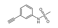 N-(3-ethynylphenyl)methanesulfonamide Structure