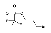 3-bromopropyl-1-trifluoromethanesulfonate结构式