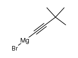 (3,3-dimethylbut-1-yn-1-yl)magnesium bromide Structure