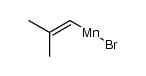 (2-methylprop-1-en-1-yl)manganese(II) bromide Structure