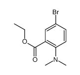 5-溴-2-(二甲基氨基)苯甲酸乙酯结构式