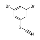 (3,5-dibromophenyl) thiocyanate Structure