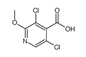 3,5-Dichloro-2-methoxyisonicotinic acid structure