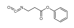 phenyl 3-isocyanatopropanoate结构式