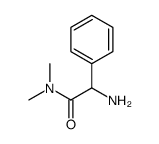 2-氨基-N,N-二甲基-2-苯基乙酰胺结构式