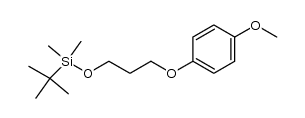 tert-butyl(3-(4-methoxyphenoxy)propoxy)dimethylsilane结构式