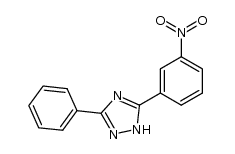 5-(m-nitrophenyl)-3-phenyl-1H-1,2,4-triazole Structure