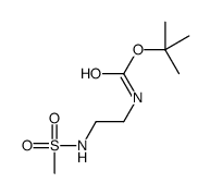 N-BOC-N'-Mesyl ethylenediamine structure
