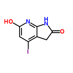 4-Iodo-3,7-dihydro-1H-pyrrolo[2,3-b]pyridine-2,6-dione Structure