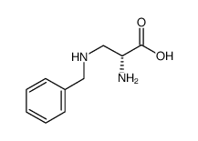 3-[(苯甲基)氨基]-D-丙氨酸结构式