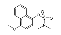 4-methoxynaphthalen-1-yl dimethylsulfamate Structure