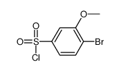 4-bromo-3-methoxybenzenesulfonyl chloride(SALTDATA: FREE) Structure