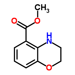 Methyl 3,4-dihydro-2H-benzo[b][1,4]oxazine-5-carboxylate Structure
