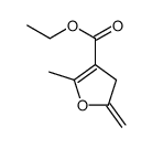 ethyl 5-methyl-2-methylidene-3H-furan-4-carboxylate结构式