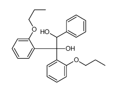 2-phenyl-1,1-bis(2-propoxyphenyl)ethane-1,2-diol结构式